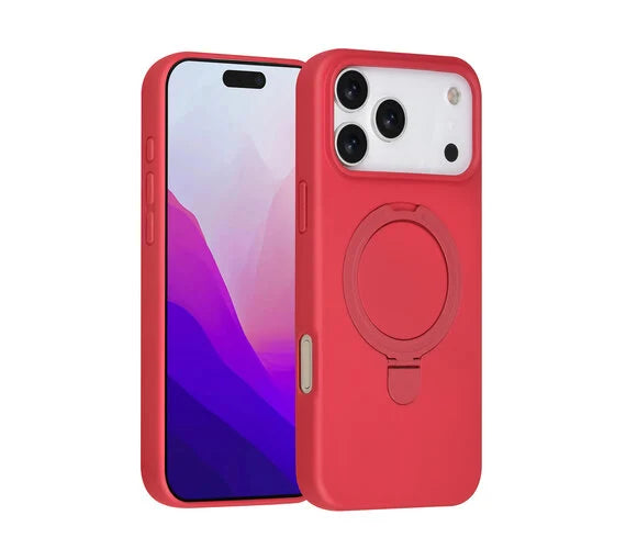 Promize iPhone 17 Pro Max Backcover Hoesje – MagSafe Compatible Shockproof Case met Ring Stand Hanger & Versterkte Randen