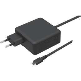 Universeel 45W GaN Super Fast Charger USB-C Snellader met 1.8M Nylon Kabel Zwart